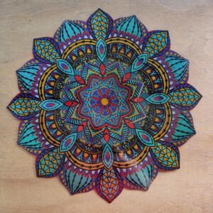 Mandala Catalisadora Metal Colors 3D