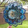 Mandala Catalisadora Metal Azul 3D - Image 2