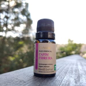 Óleo Essencial Capim Cidreira 10 ml Via Aroma