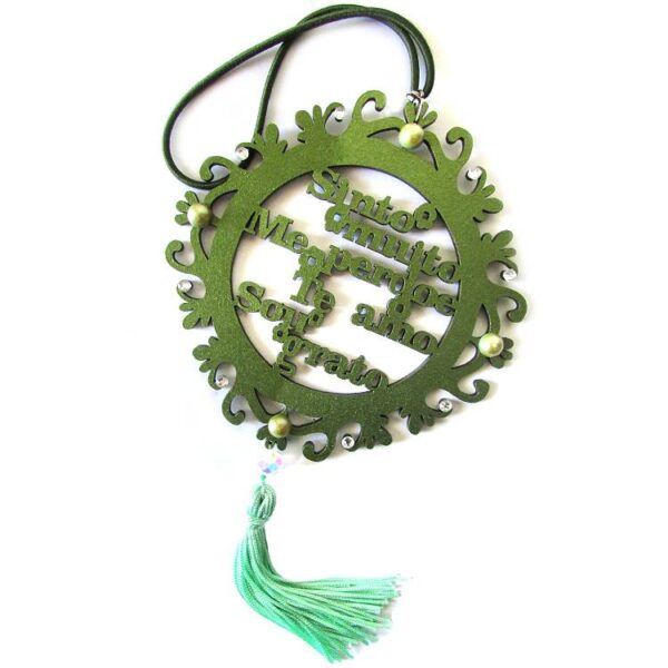 Móbile Ho'oponopono 34cm Verde
