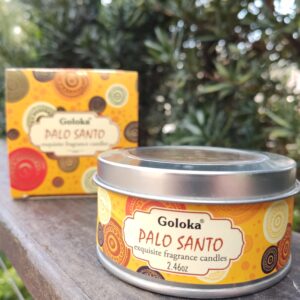 Vela Aromática Indiana Goloka Vegano Palo Santo