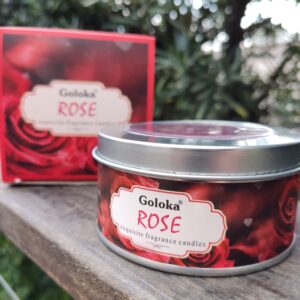 Vela Aromática Indiana Goloka Vegano Rosas