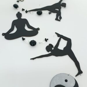 Fio de Luz Yin Yang – Posições Yoga 95cm