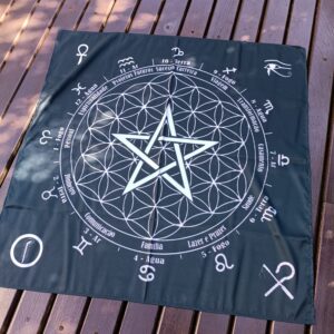 Toalha para Tarot Pentagrama