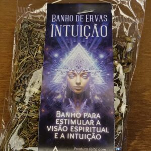 Banho de ervas Artesanal 20g Intuição