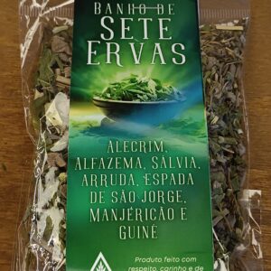 Banho de ervas Artesanal 20g Sete ervas