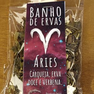 Banho de ervas Signos Artesanal 20g Áries