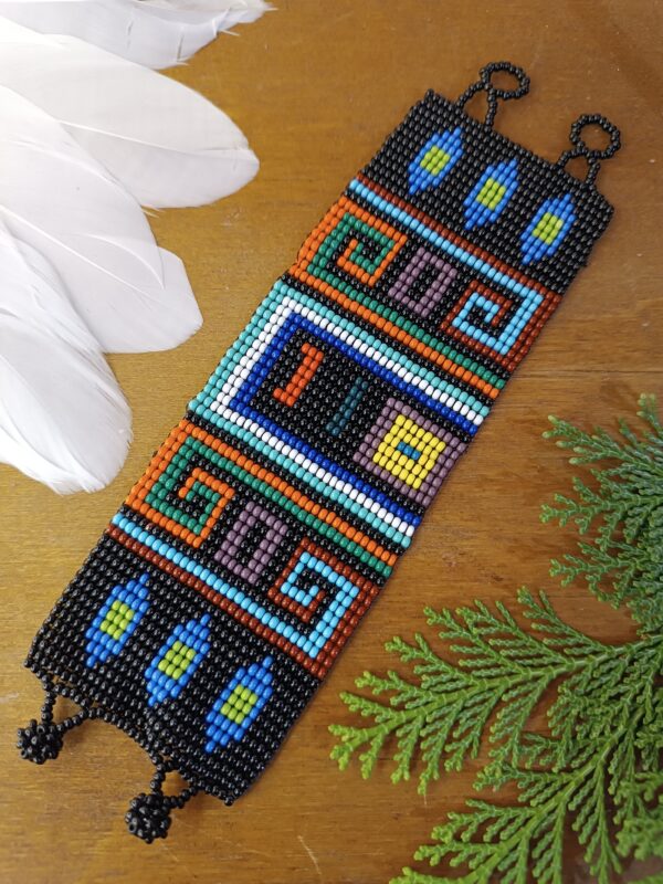 Pulseira étnica de miçangas Maia - Image 2