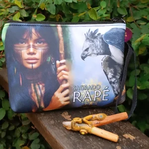 Bolsa para Rapé Modelo Harpia Cinza – Linha Xamânica