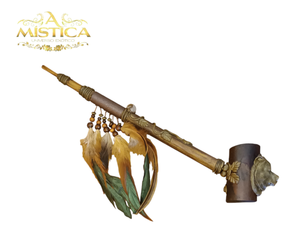 Cachimbo Xamânico Animal de Poder Urso