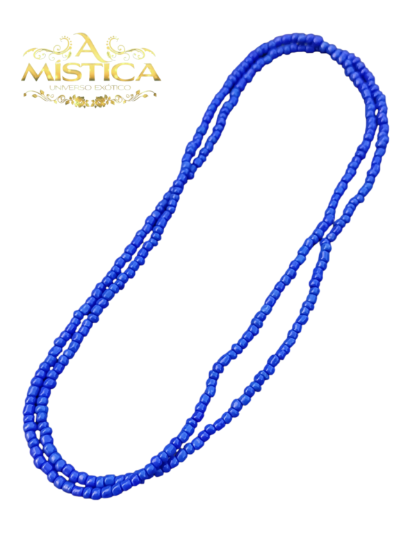 Guia de Miçanga leitosa Azul Escuro