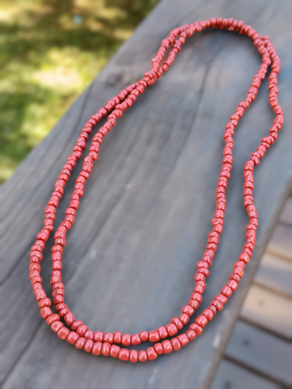 Guia de Miçanga leitosa Marron - Image 2