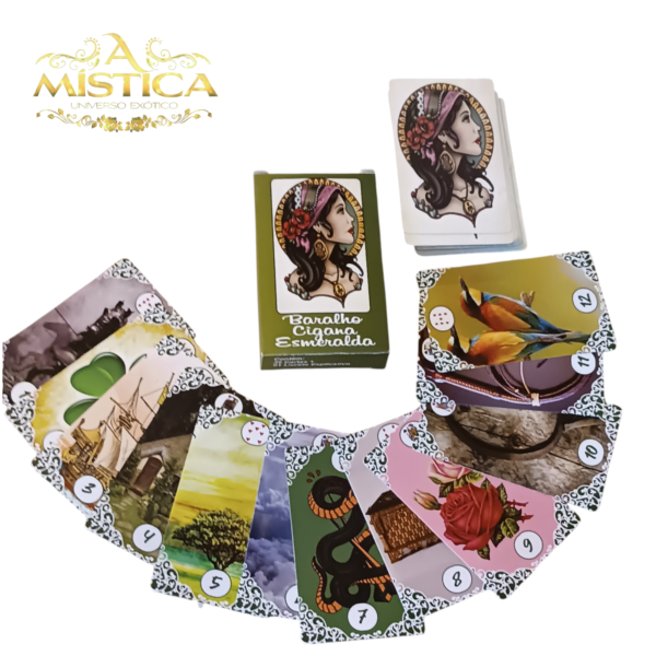 Baralho Cigana Esmeralda 36 cartas