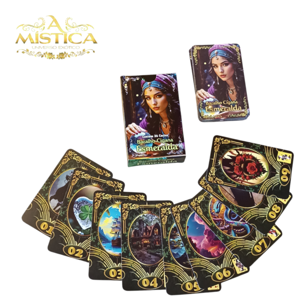 Baralho Cigana Esmeralda 36 cartas