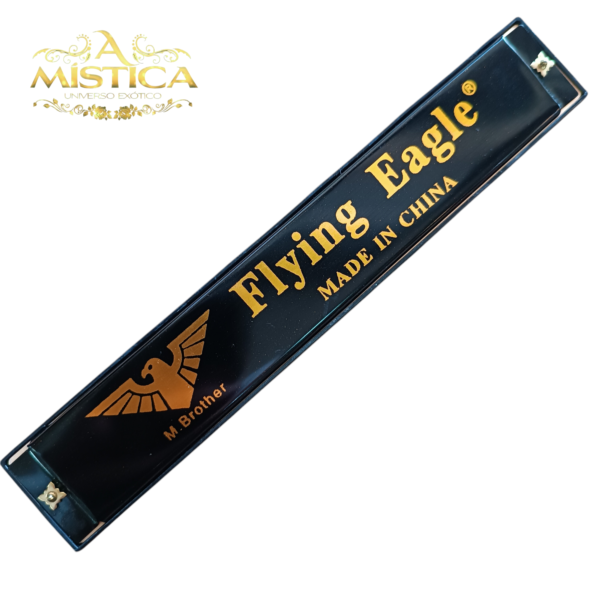 Gaita infantil harmônica diatônica Flying Eagle 24 furos