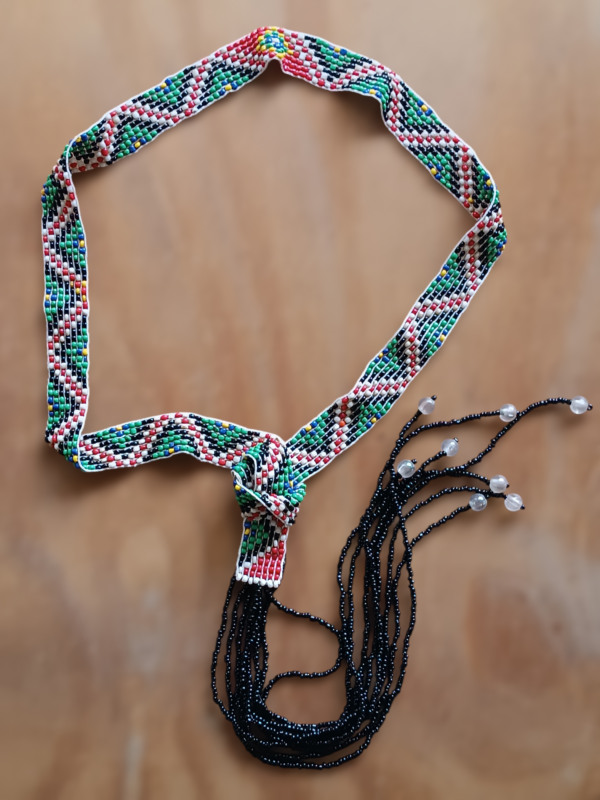 Adereço feito com miçangas estilo Étnico Peruano Preto - Image 2