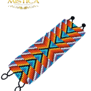 Pulseira étnica de miçangas 3D