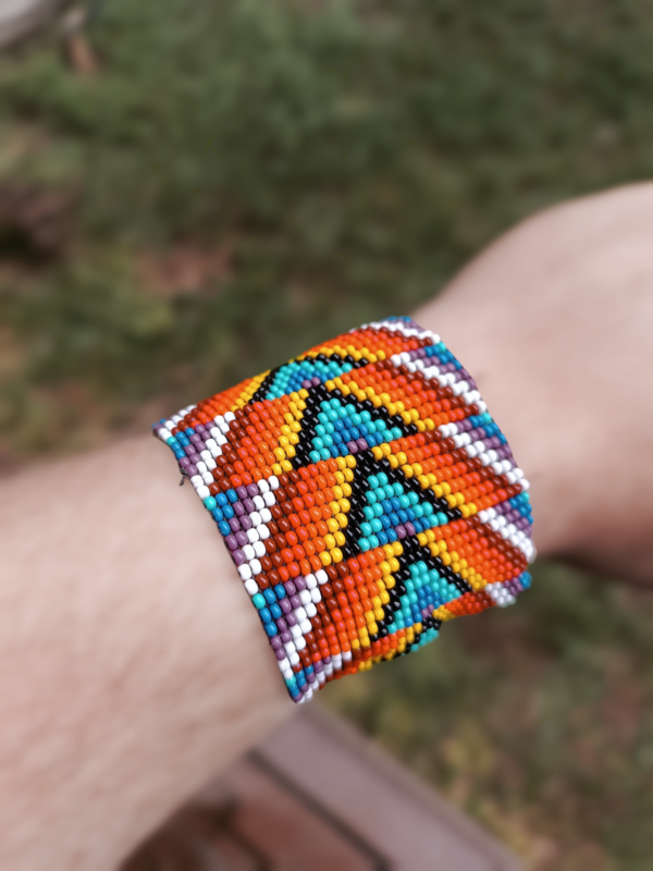 Pulseira étnica de miçangas 3D - Image 2