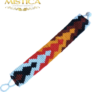 Pulseira étnica de miçangas Ondas