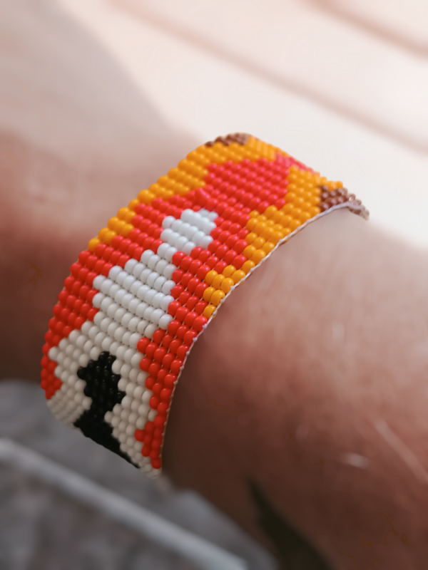 Pulseira étnica de miçangas Ondas - Image 2