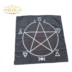 Toalha para Tarot Pentagrama Elementos