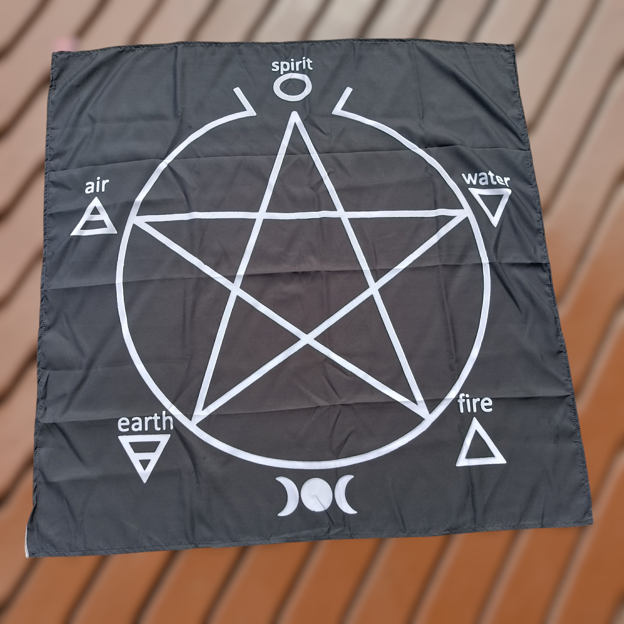 Toalha para Tarot Pentagrama Elementos