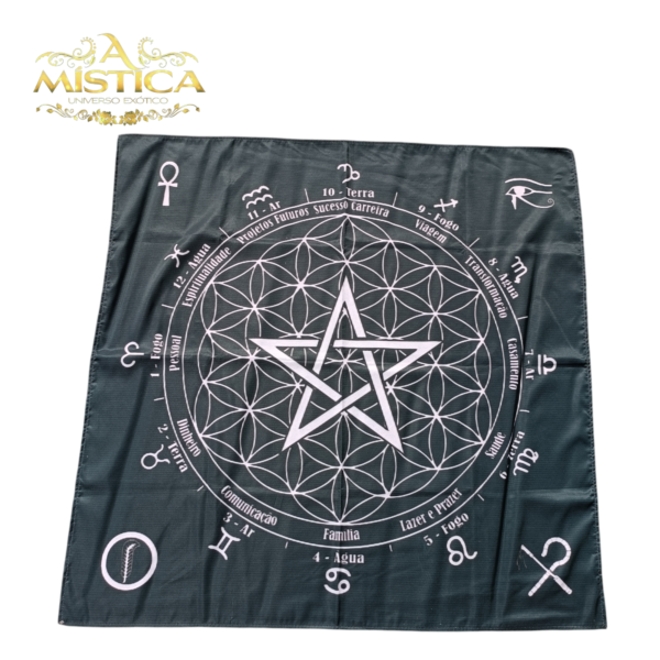 Toalha para Tarot Pentagrama