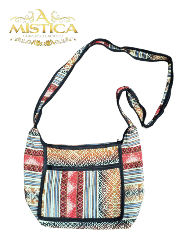 Bolsa Peruana Transversal com bolso lateral