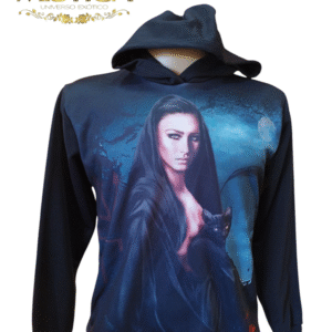 Blusa com estampa Pomba Gira