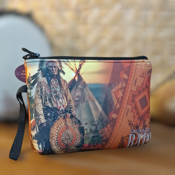 Bolsa para Rapé Modelo Xamã Laranja- Linha Xamânica - Image 3