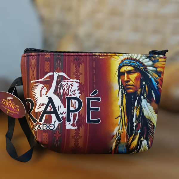 Bolsa para Rapé Modelo Guerreiro Vermelho - Linha Xamânica - Image 2