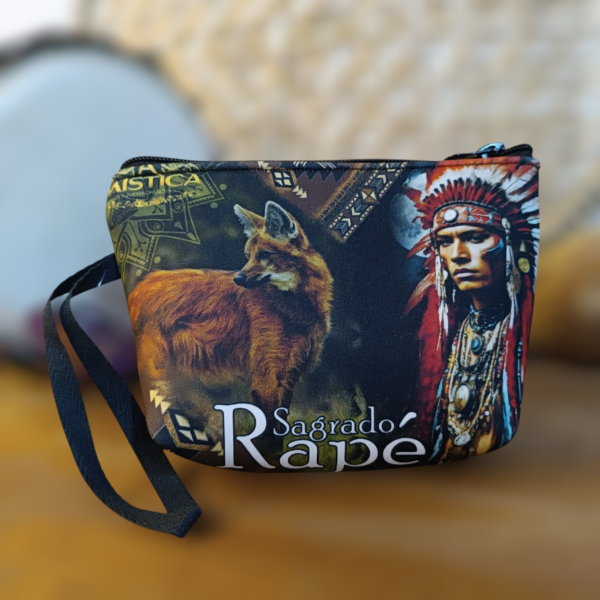 Bolsa para Rapé Modelo Raposa Vermelha - Linha Xamânica - Image 3