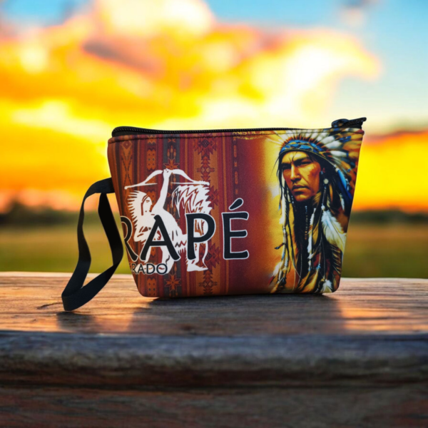Bolsa para Rapé Modelo Guerreiro Vermelho - Linha Xamânica - Image 3