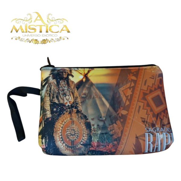 Bolsa para Rapé Modelo Xamã Laranja- Linha Xamânica