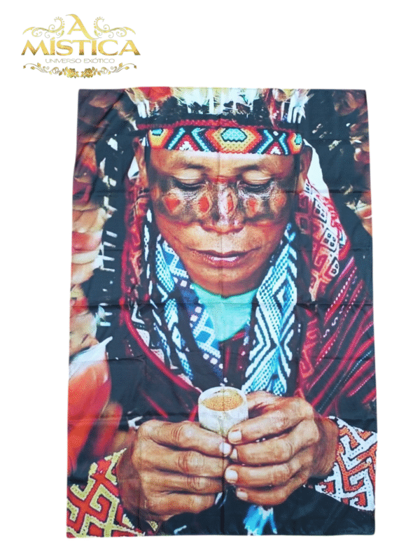 Pano Tapeçaria de Parede Índio com Ayuasca