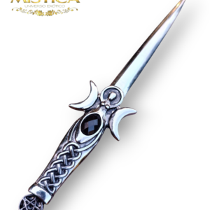 Punhal Athame Triskle 19cm Prata