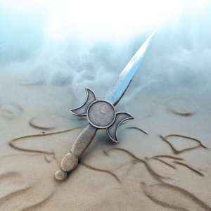 Punhal Athame Triluna 21cm