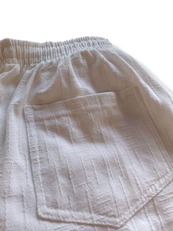 Calça com elástico de algodão - Image 4
