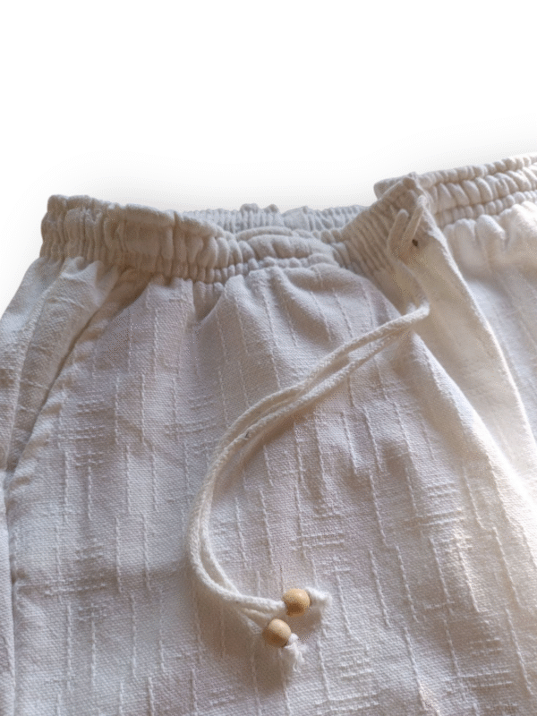 Calça com elástico de algodão - Image 3