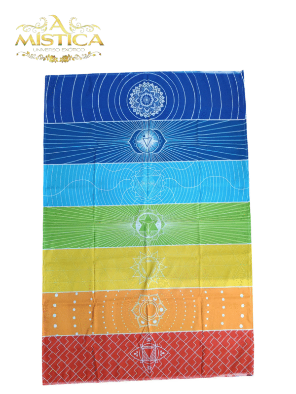 Pano Tapeçaria de Parede Chakras