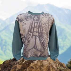 Blusa com estampa Namastê
