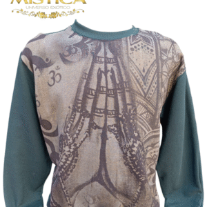 Blusa com estampa Namastê