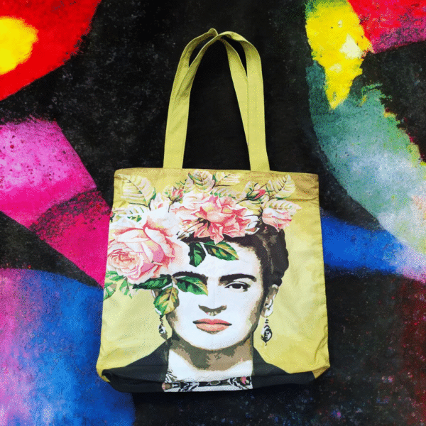 Bolsa de tecido Frida Amarelo Limão - Image 2