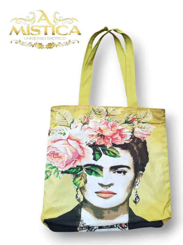 Bolsa de tecido Frida Amarelo Limão
