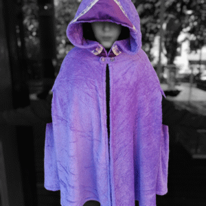 Poncho capa em microfibra Roxo
