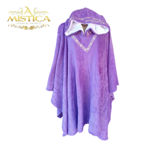 Poncho em Microfibra Lótus Violeta