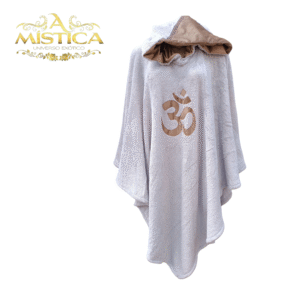 Poncho em Microfibra Cinza OM