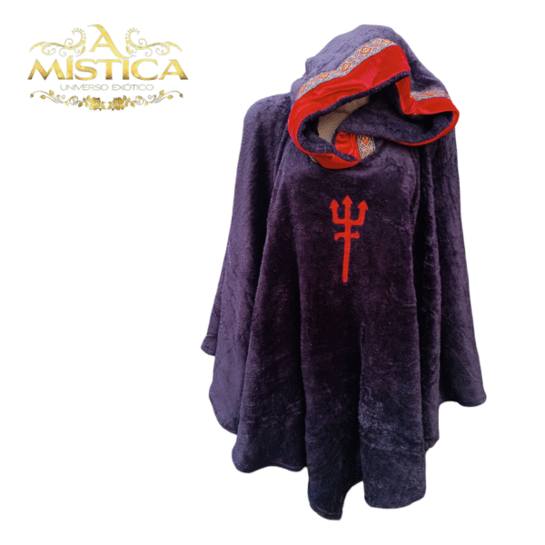 Poncho capa em microfibra Exu