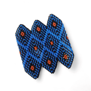 Pulseira kenê de miçangas Azul escuro