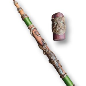 Cachimbo Xamânico Tigre Verde – Evocação da cautela, reflexão e paciência.